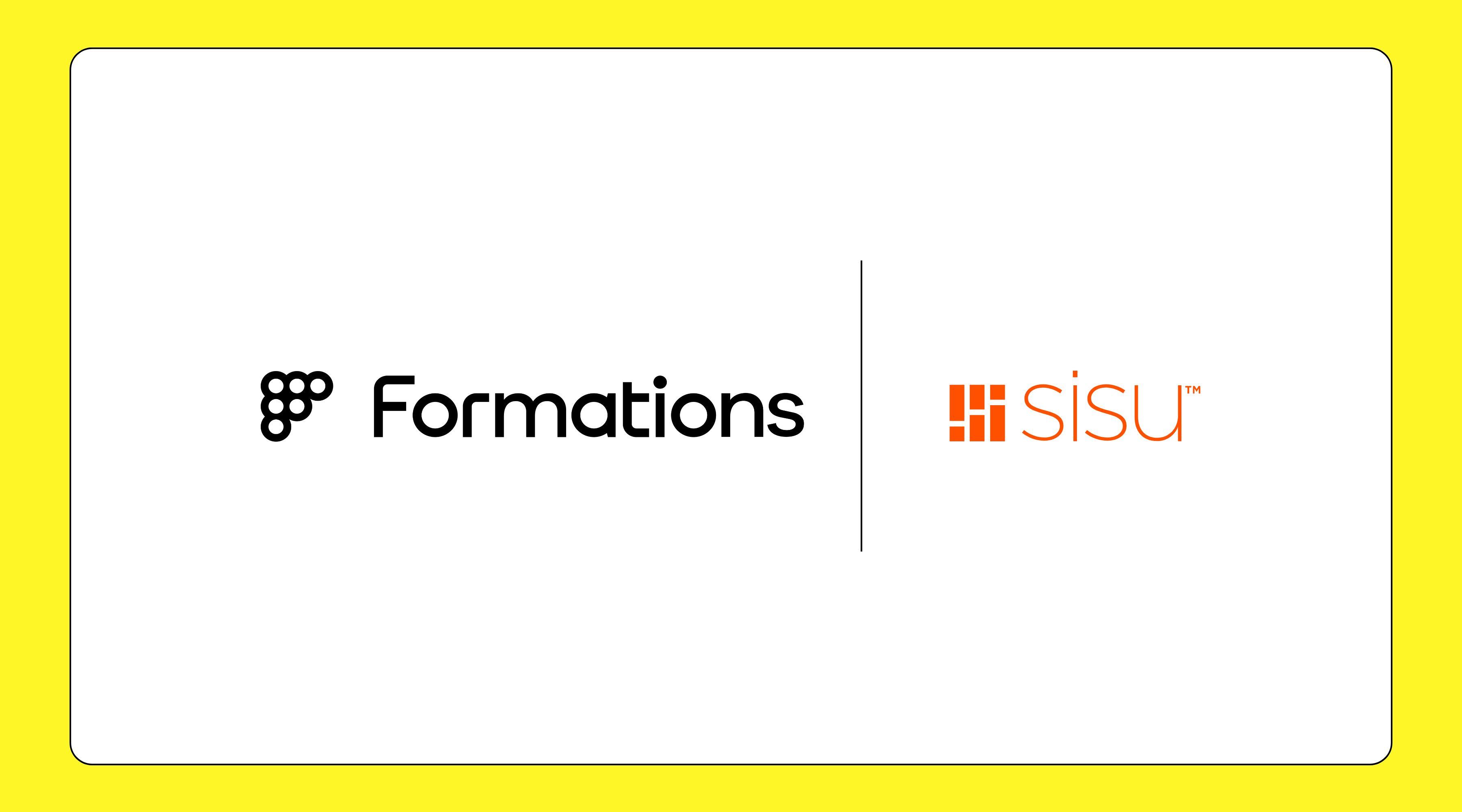 Formations and Sisu Unite to Boost Financial Success for Real Estate Teams and Brokers